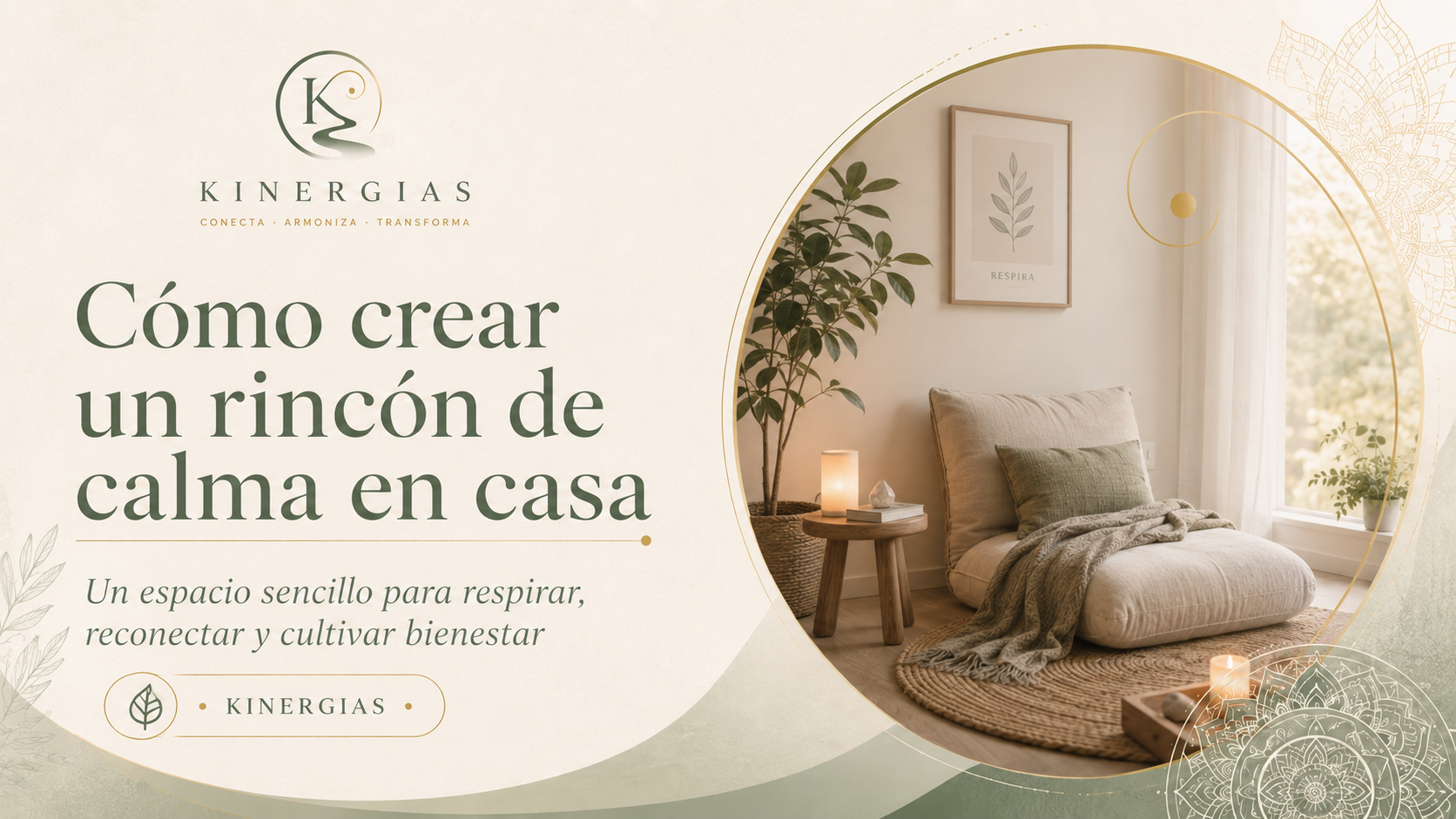 Cómo crear un rincón de calma en casa